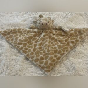 Carters Giraffe Lovey Security Blanket Baby Nursery Lovey Plush Pacifier Holder